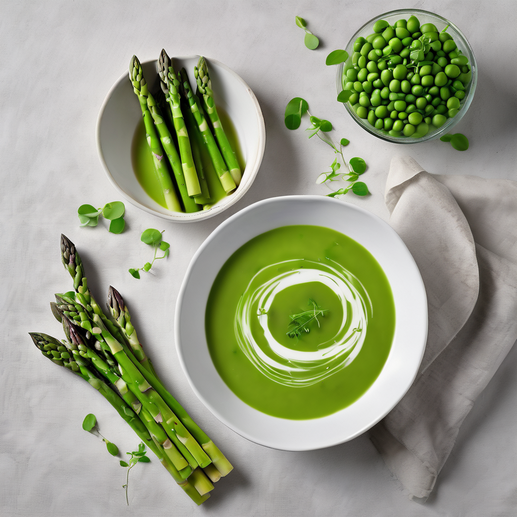 Asparagus and Pea Soup: Real Convenience Food