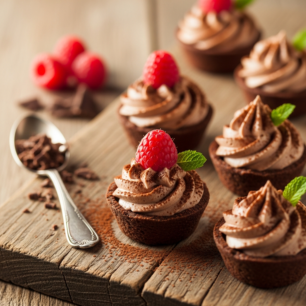Chocolate Mousse Shells