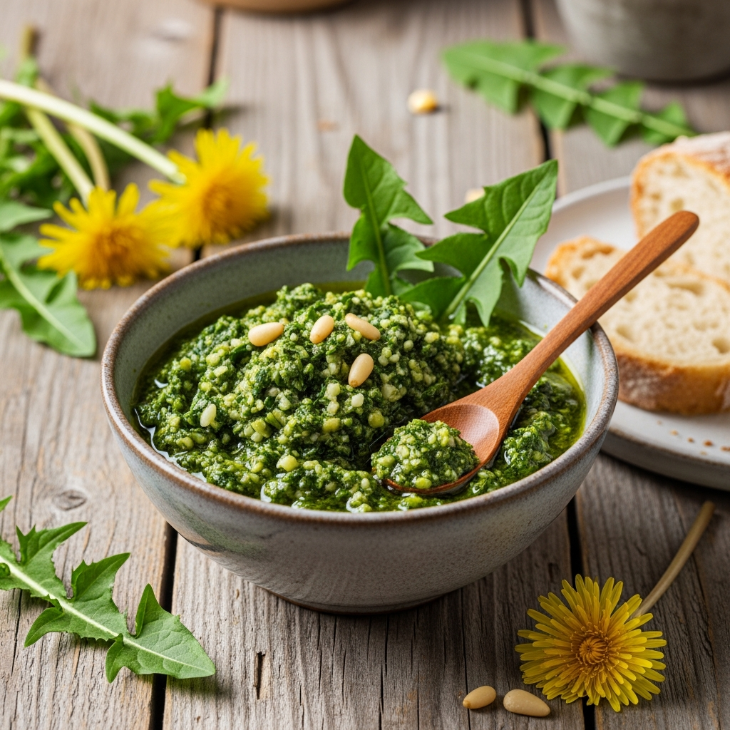 Dandelion Pesto