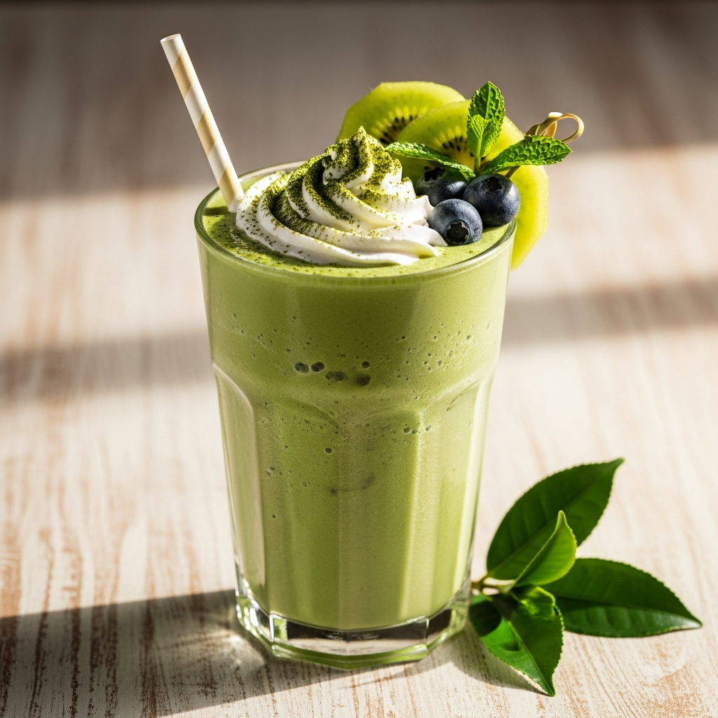 Green Tea Fruit Smoothie
