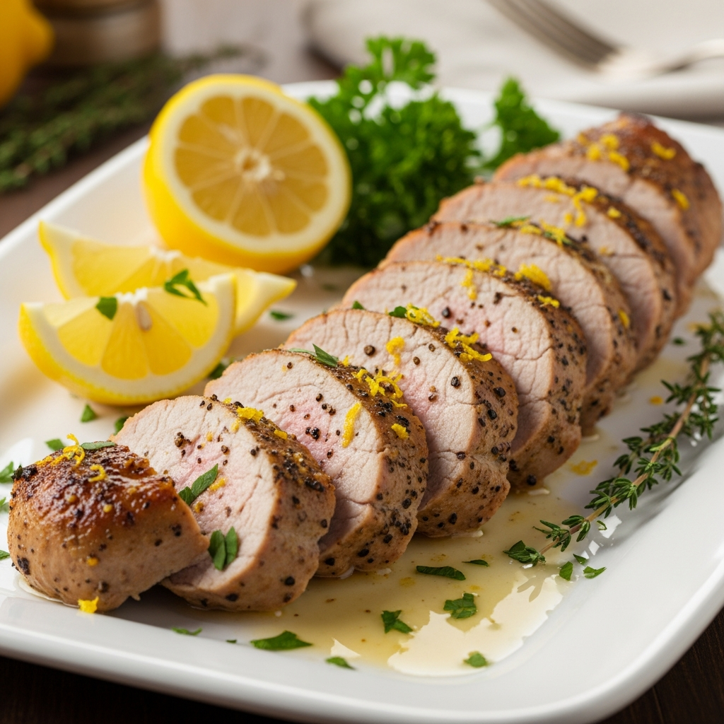 Lemon Pepper Pork Tenderloin