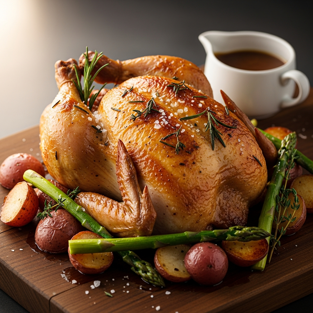 Roasted Butterflied Chicken